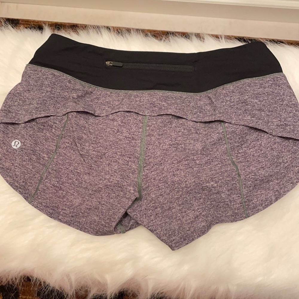 Lululemon speed up shorts size 4